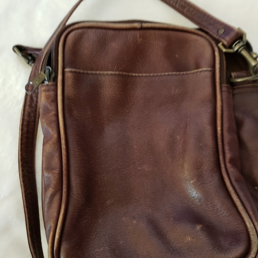 Leather crossbody